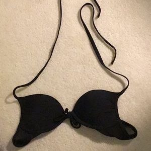 Black bathing suit top